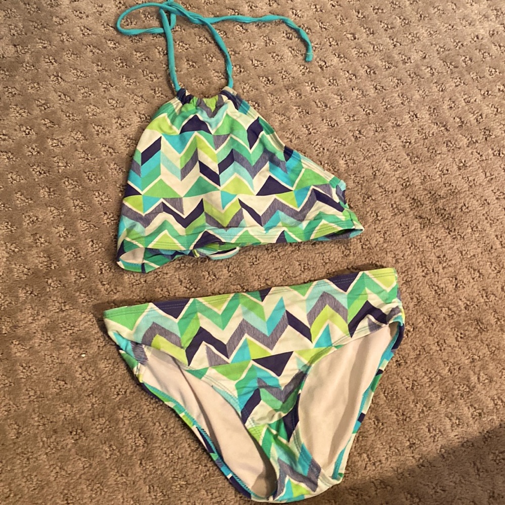 Geometric patterned bikini